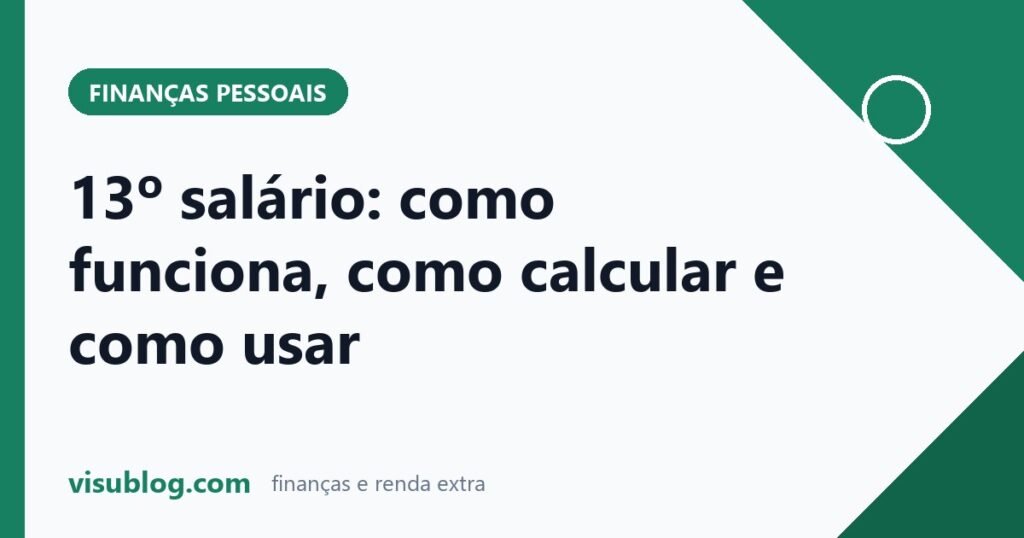 Ilustração do artigo sobre 13º salário: 13º salário: como funciona, prazos e como calcular