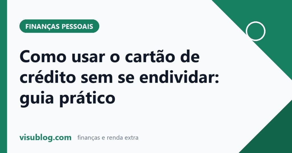 Ilustração do artigo sobre cartão de crédito: Como usar o cartão de crédito sem se endividar