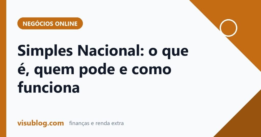 Ilustração do artigo sobre Simples Nacional: Simples Nacional: o que é, quem pode e como funciona